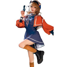 Reverse 1999 Regulus Costume - Blue Dress Jacket Hat Set Regulus Cosplay