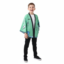 Demon Slayer Tanjiro Costume - Green Dance of Water and Fire Kimono Jacket Tanjiro Cosplay