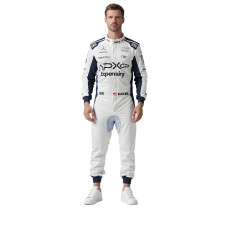 F1 The Movie Sonny Hayes Brad Pitt Costume - White Racing Jumpsuit F1 Brad Pitt Cosplay