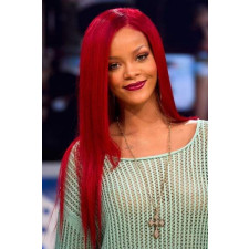 Rihanna Wig - Long Red Straight Wig Rihanna Cosplay Costume