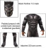 Men's Deluxe Black Panther Muscle Chest Battle Suit Costume And Mask