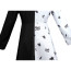 Cruella De Vil Costume - Black White Dress Cruella Cosplay