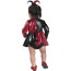 DC Super Villain Collection Harley Quinn Girl's Costume with Tutu Dress              