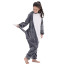 Kids Grey Husky Costume - Onesie Jumpsuit Grey Husky Cosplay