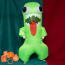 Roblox Rainbow Friends Green Inflatable Costume - Rainbow Friends Green Cosplay
