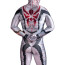 Spider-Man Anti-Venom Costume - White Grey Red Bodysuit Mask Anti Venom Cosplay