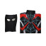 Spider-Man 2 Miles Morales Evolved Suit Style 2 Costume - Black Bodysuit Hood Mask Set Miles Morales Spider-Man Cosplay