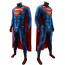 Zack Snyder's Justice League Superman Costume - Blue Bodysuit Cape Set Superman Cosplay