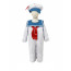 Kids Ghostbusters Marshmallow Man Costume - Bodysuit Hat Marshmallow Man Cosplay