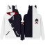 Ookami Mio Costume - Black & White Hoodie Ookami Mio Cosplay