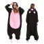 Kids Pink Black Pig Costume - Onesie Jumpsuit Pink Black Pig Cosplay