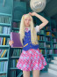 Barbie Princess Charm School Princess Sophia Costume - Blue Uniform Princess Sophia Cosplay