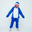 Kids Blue Shark Costume - Onesie Jumpsuit Blue Shark Cosplay