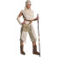 Star Wars Rey Costume - Beige Desert Outfit Rey Cosplay