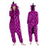 Kids Purple Polka Dot Unicorn Costume - Onesie Jumpsuit Purple Polka Dot Unicorn Cosplay