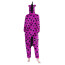 Kids Purple Polka Dot Unicorn Costume - Onesie Jumpsuit Purple Polka Dot Unicorn Cosplay