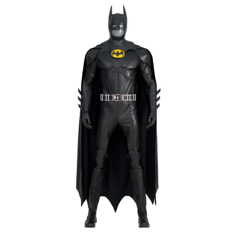 The Flash Movie 2023 Batman Michael Keaton Costume - Deluxe Batman Michael Keaton Cosplay With Mask