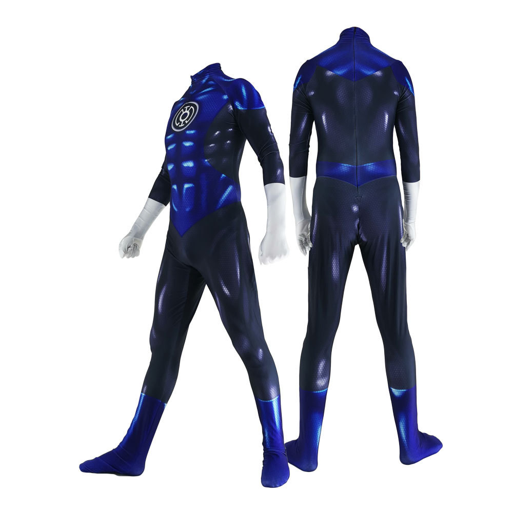 Blue Lantern Corps Lycra Cosplay Costume
