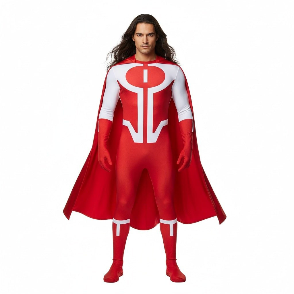 Omni Man Invincible Costume - Bodysuit Cape Omni-Man Cosplay