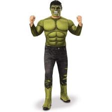 Men's Marvel Avengers 4 Deluxe Hulk Costume and Mask
