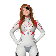 Evangelion 3.0+1.0 Thrice Upon A Time Asuka Langley Sohryu Costume - Bodysuit Asuka Langley Sohryu Cosplay