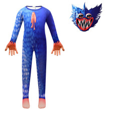 Poppy Playtime Huggy Wuggy Kids Lycra Cosplay Costume