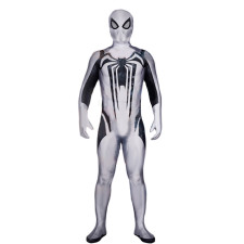 Spider-Man 2 Anti-Venom Suit Costume - White Bodysuit Mask Spider-Man Anti Venom Cosplay