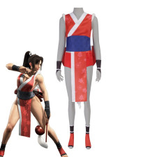 Street Fighter Mai Shiranui Costume - Orange Bodysuit Mai Shiranui Cosplay