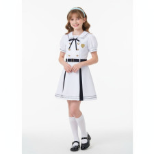 BanG Dream Ave Mujica Summer School Uniform Costume - White Dress BanG Dream School Uniform Cosplay