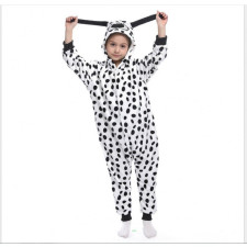 Kids Dalmatian Spots Costume - Onesie Jumpsuit Set Dalmatian Cosplay