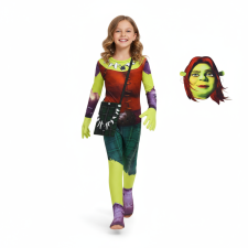 Girls Shrek Princess Fiona Ogre Costume - Bodysuit Mask Princess Fiona Cosplay