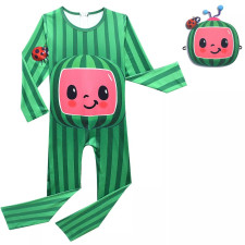 Cocomelon JJ Watermelon Kids Lycra Cosplay Costume