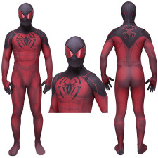 Spider-Man Scarlet Spider II Kaine Parker Costume - Muscle Bodysuit Scarlet Spider Kaine Parker Cosplay