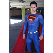 Superman 1987 #52 Superman Costume - Muscle Bodysuit Cape Superman Cosplay