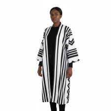 Black Panther 2 Wakanda Forever Queen Ramonda Costume - Black White Dress Queen Ramonda Cosplay