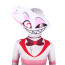 Hazbin Hotel Angel Dust Costume - Pink Bodysuit Mask Set Angel Dust Cosplay
