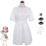 Spy × Family Anya Forger Costume - White Ribbon Dress Set Anya Forger Cosplay