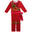 Boys Red Ninjago with Mask Cosplay Costume