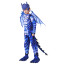 Kids Blue Frost Dragon Costume - Bodysuit Mask Set Blue Dragon Cosplay