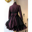 Renaissance Gothic Costume - Bow Long Sleeve Dress Gothic Cosplay