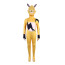 Palworld Grizzbot Costume - Yellow Bodysuit Mask Set Grizzbot Cosplay