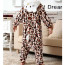 Kids Hello Kitty Leopard Costume - Onesie Jumpsuit Hello Kitty Leopard Cosplay