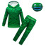 Kids Garten Of Banban Jumbo Josh Costume - Green Hoodie Pants Mask Jumbo Josh Cosplay