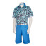 Toy Story 3 Ken Costume - Blue Leopard Print Shirt Ken Cosplay
