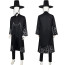 KPop Demon Hunters Saja Boys Costume - Your Idol Performance Black Outfit Saja Boys Cosplay With Hat And Accessories
