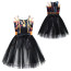 Girls K-Pop Demon Hunters Zoey Costume - Black Gold Tutu Dress Stage Outfit Zoey Cosplay