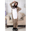 Kids Leopard Spots Costume - Onesie Jumpsuit Leopard Cosplay