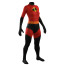 The Incredibles 2 Violet Costume - Red Black Bodysuit Violet Cosplay