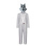 The Bad Guys Mr Wolf Costume - White Bodysuit Mask Mr. Wolf Cosplay
