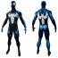 Super Hero Secret Wars Spider-Man Symbiote Suit Costume - Comic Style Blue Bodysuit Mask Spider Man Cosplay